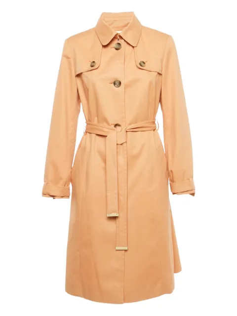 BOSS single-breasted belted coat