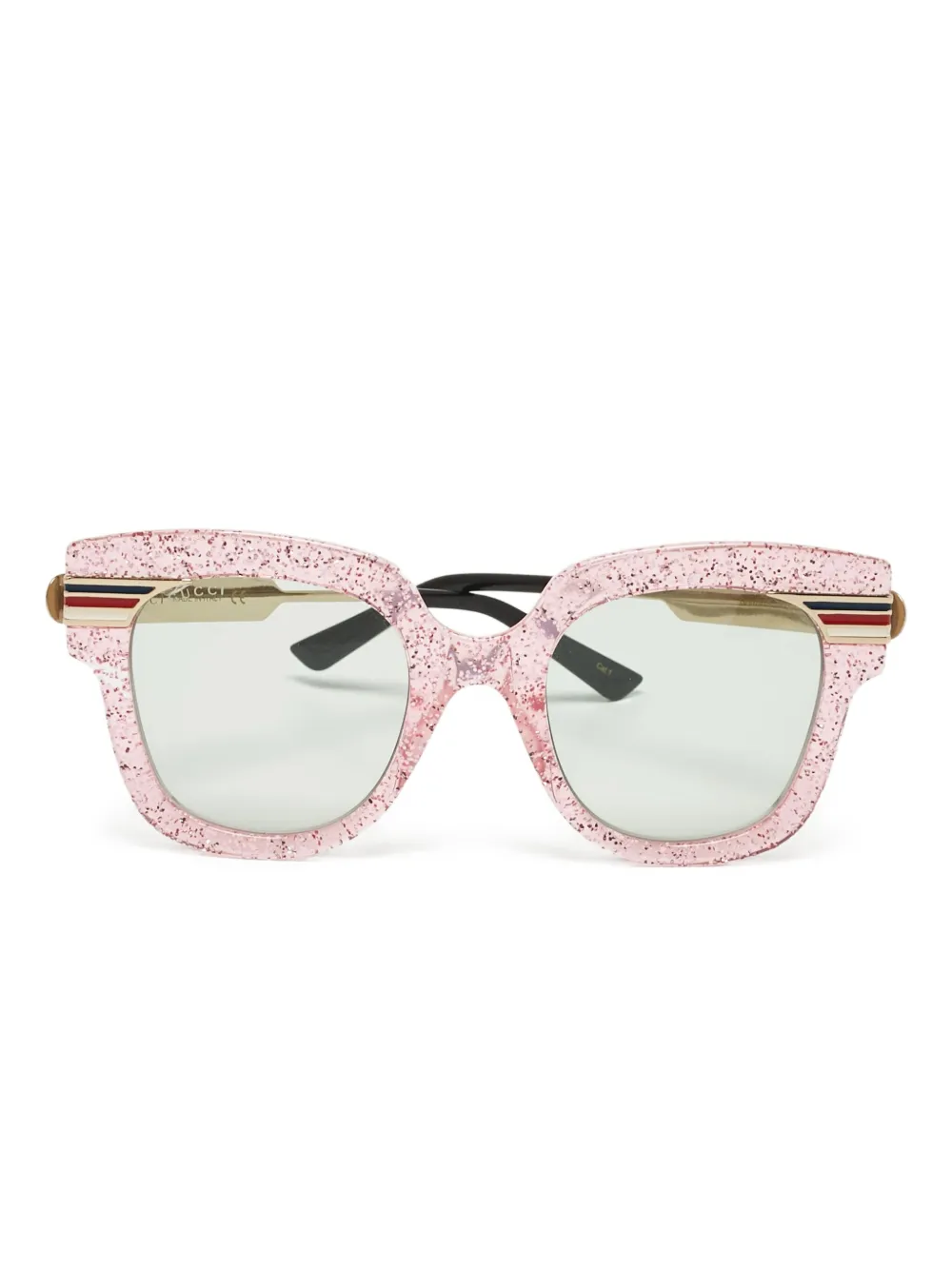 Gucci Pre-Owned Occhiali da sole squadrati - Rosa