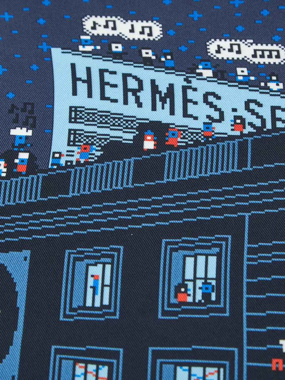 Hermès Pre-Owned patterned pocket square | Image 2