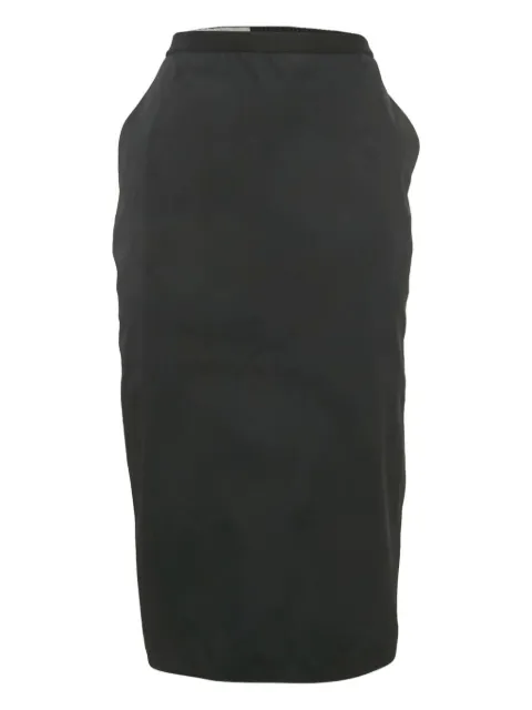 Rick Owens 2020s cotton midi skirt