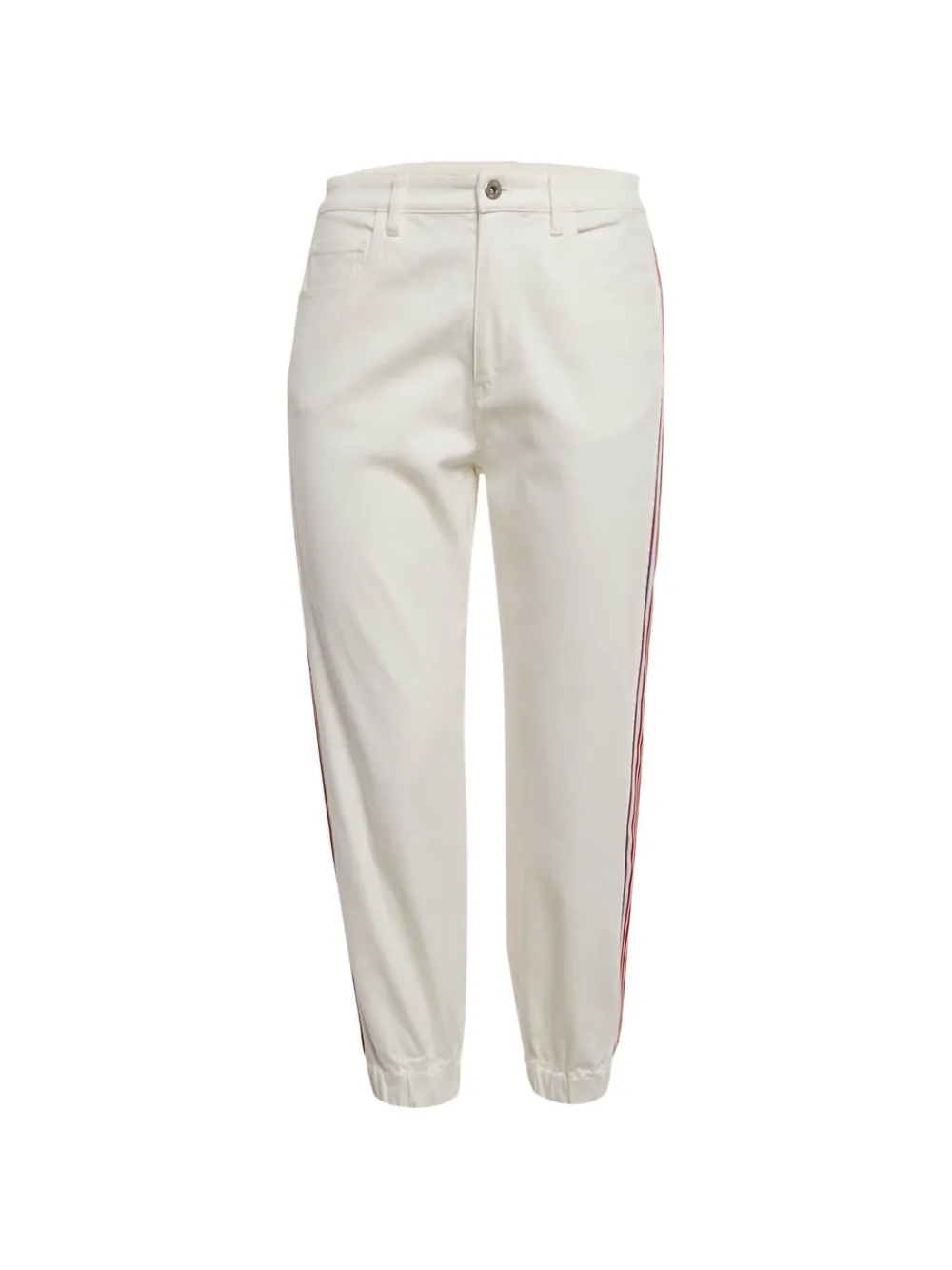 Miu Miu Pre-Owned Pantaloni con righe - Toni neutri