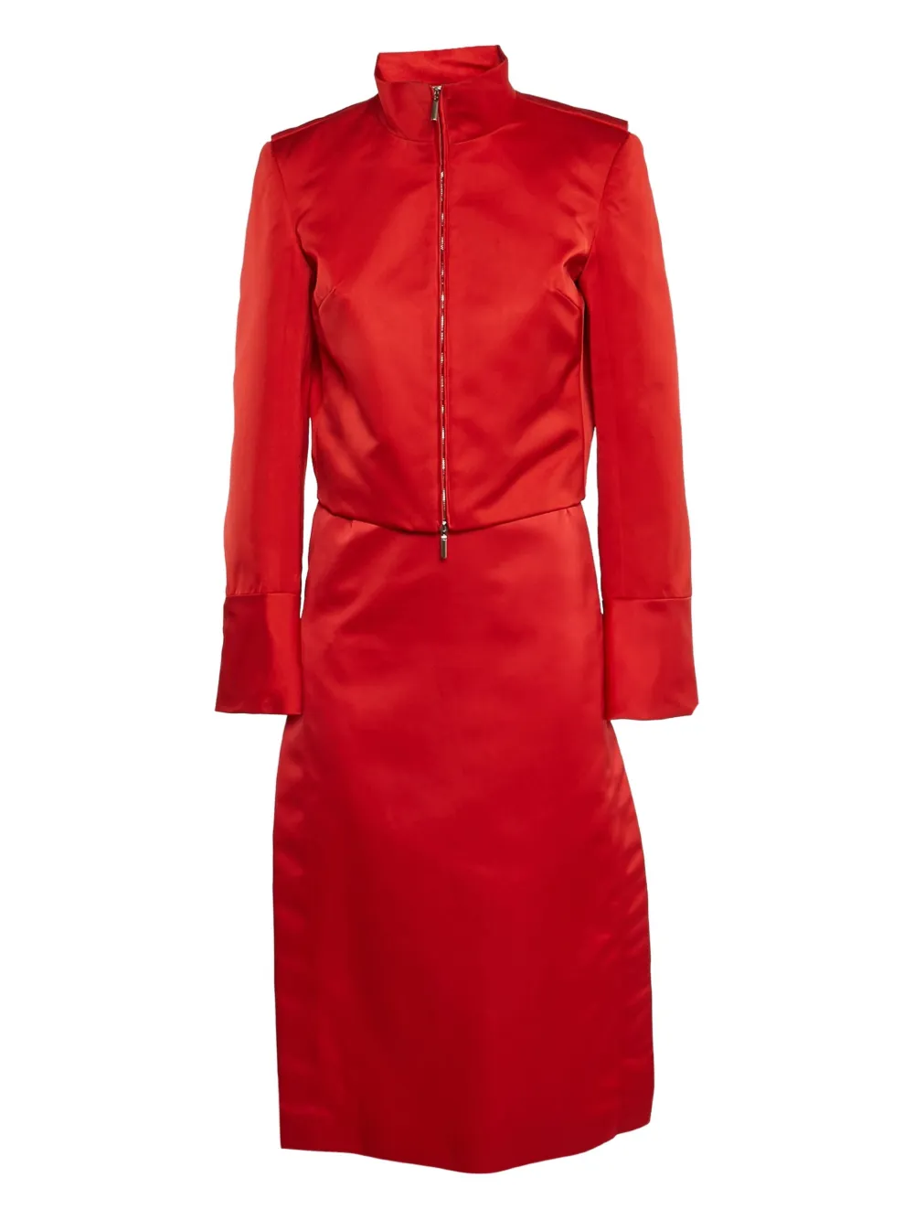 Ferragamo Pre-Owned falda con cierre en la parte delantera | rojo | Image 1