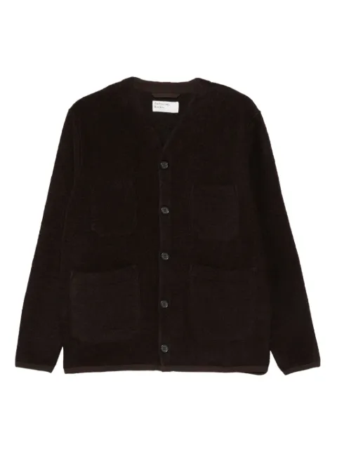 Universal Works wool patch-pocket cardigan