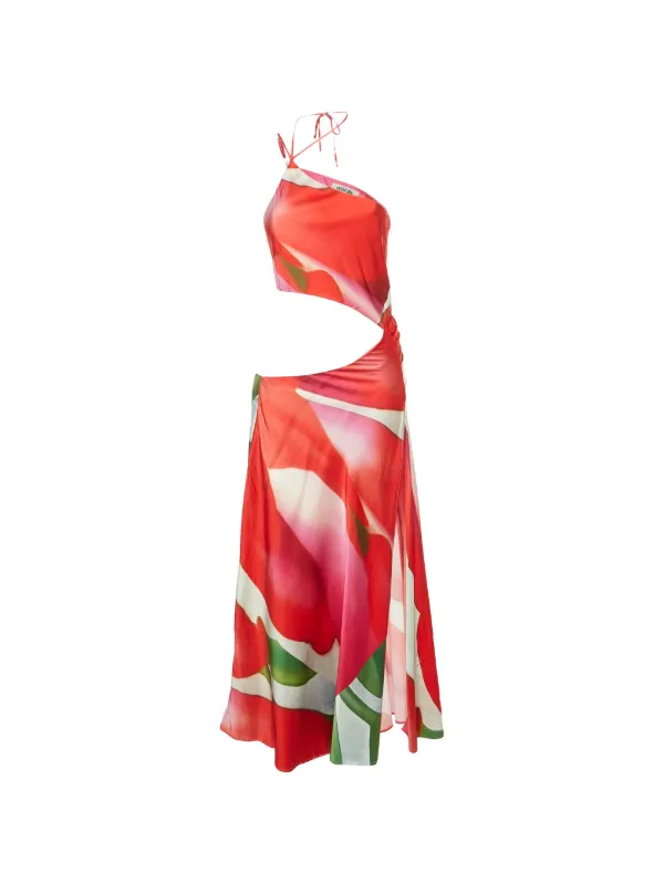 mirae red dress Maxi dress Mirae Red size 34 FR in Viscose