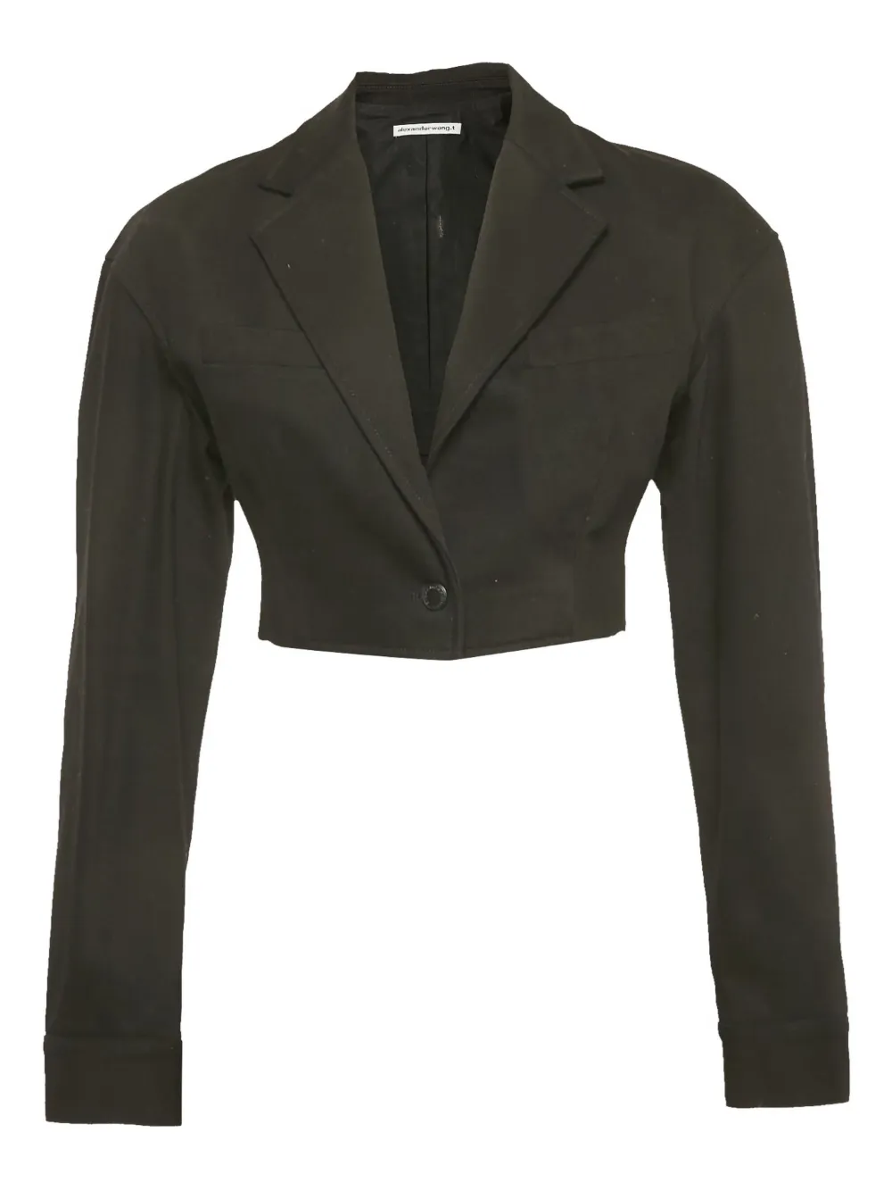 Pre-Owned Alexander Wang veste à coupe crop | noir | Image 1