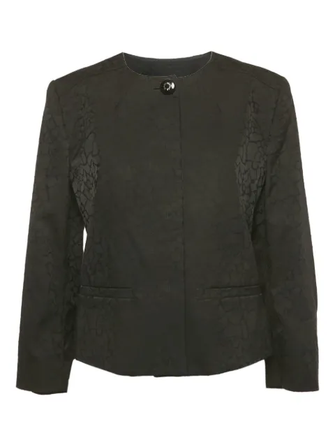 Versace Jeans Couture jacquard-pattern tailored jacket