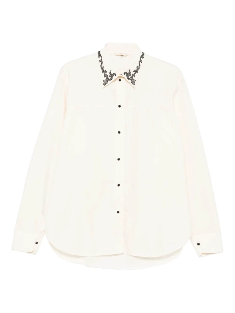 Barena embroidered-collar shirt | Neutrals | Image 1