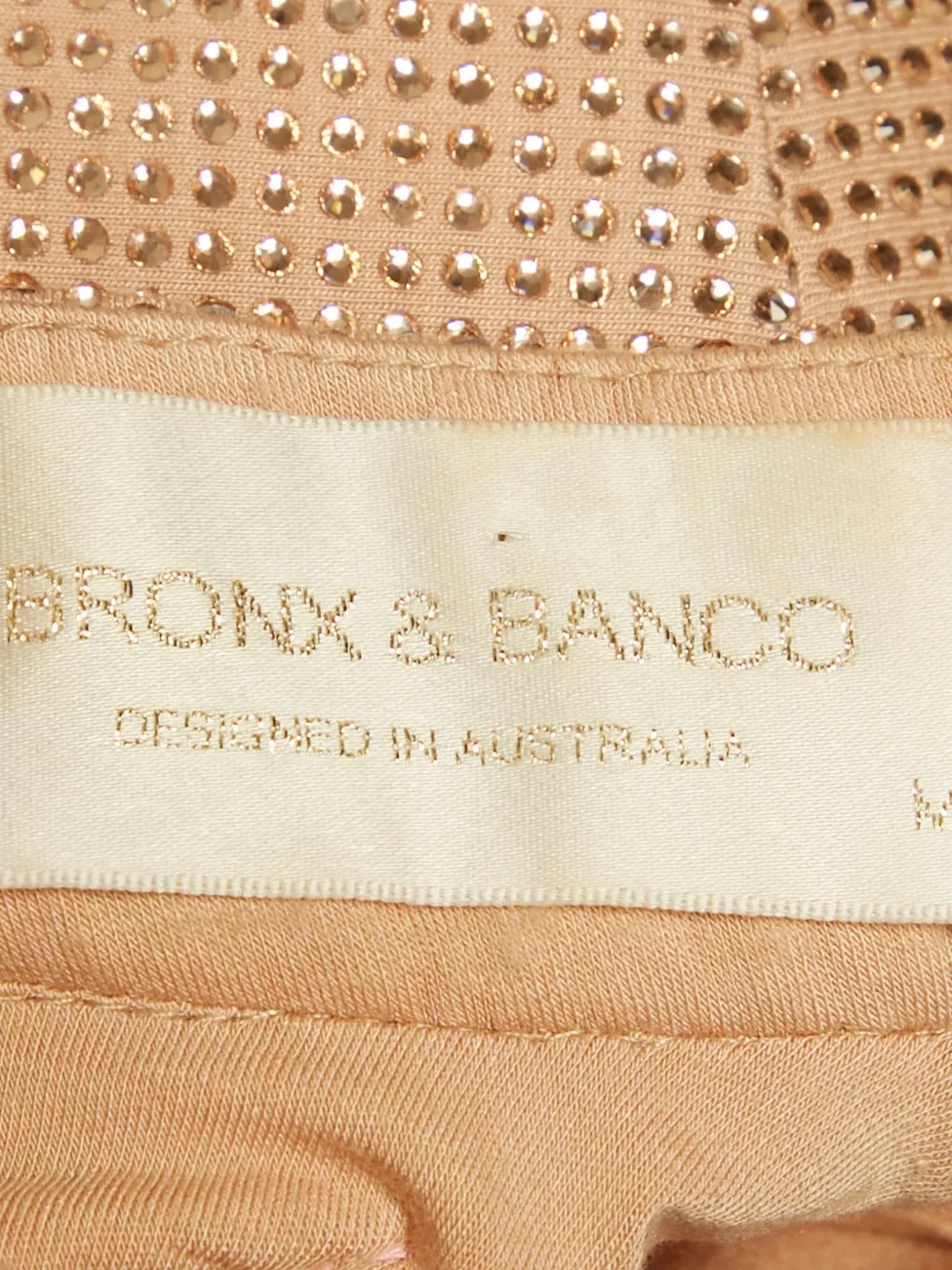 Pre-owned Bronx And Banco 2000s Stud-detail Zip-front Jacket In Neutral