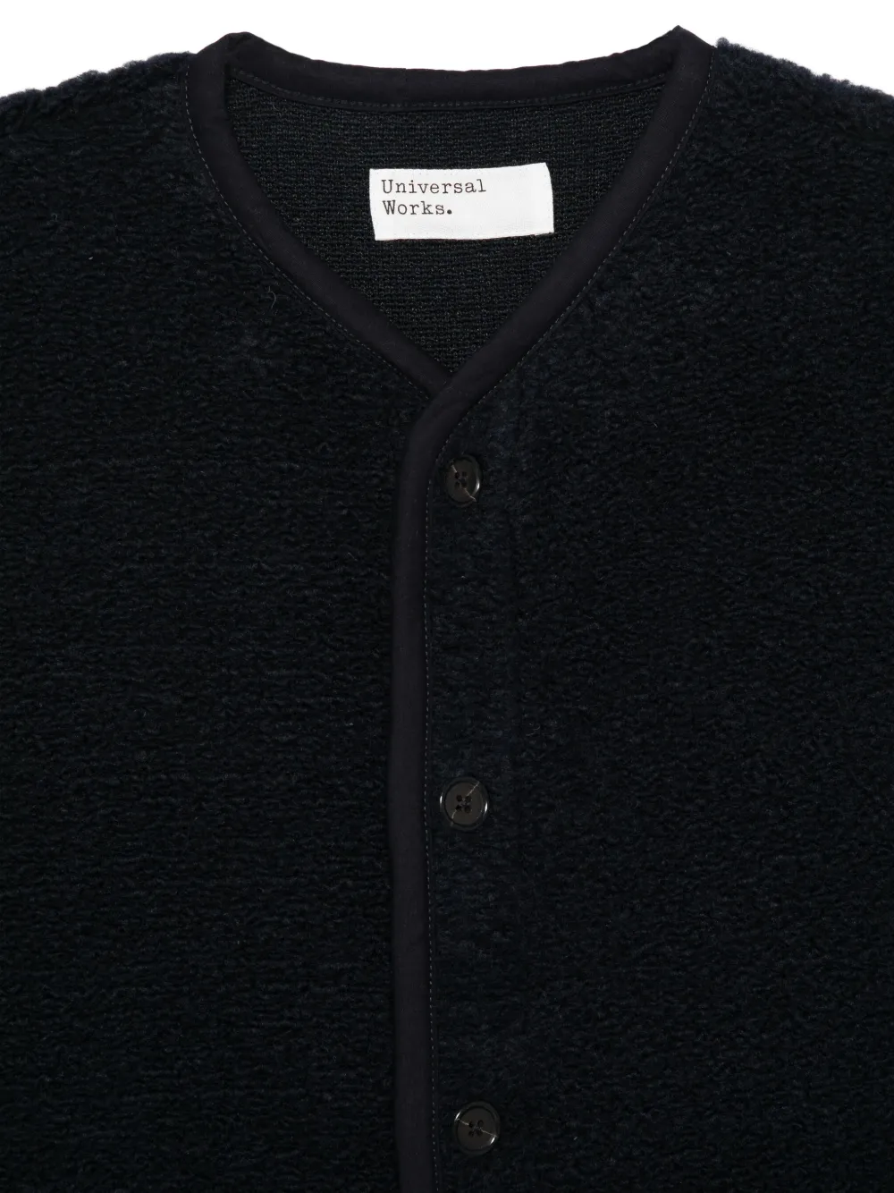 Universal Works Button-fastening Vest In Black