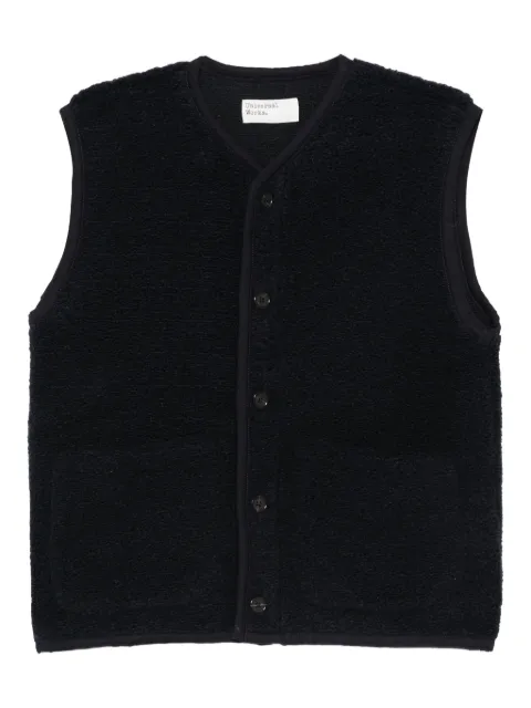 Universal Works button-fastening vest