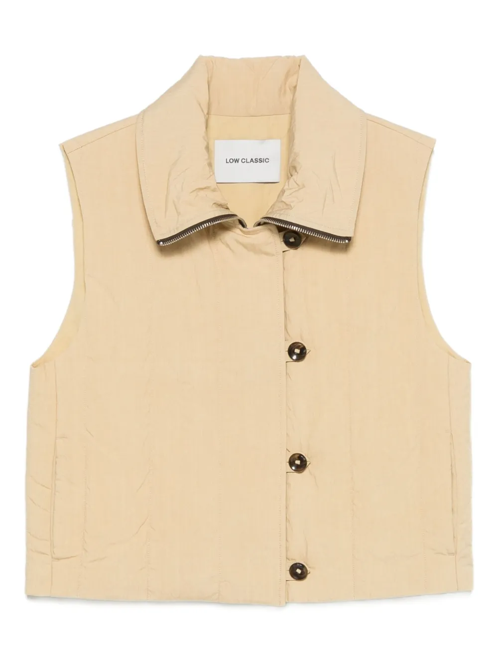Low Classic quilted gilet - Toni neutri