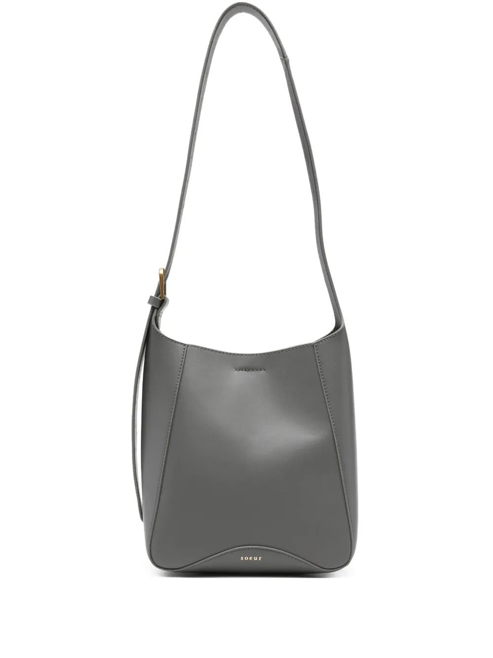 Soeur leather shoulder bag - Grigio