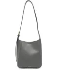 Soeur leather shoulder bag - Grey