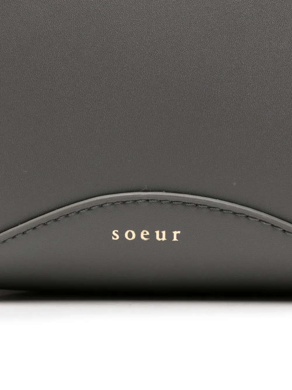 Soeur Leren schoudertas Grijs