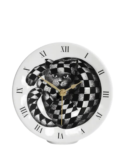 Fornasetti cat-print clock