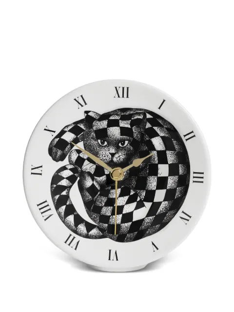 Fornasetti reloj con gato estampado