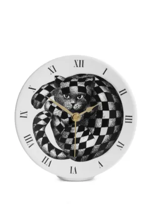 Fornasetti Graphic eye-motif Clock | Black | FARFETCH