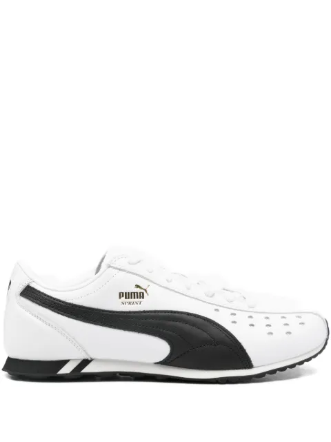 PUMA leather lace-up sneakers