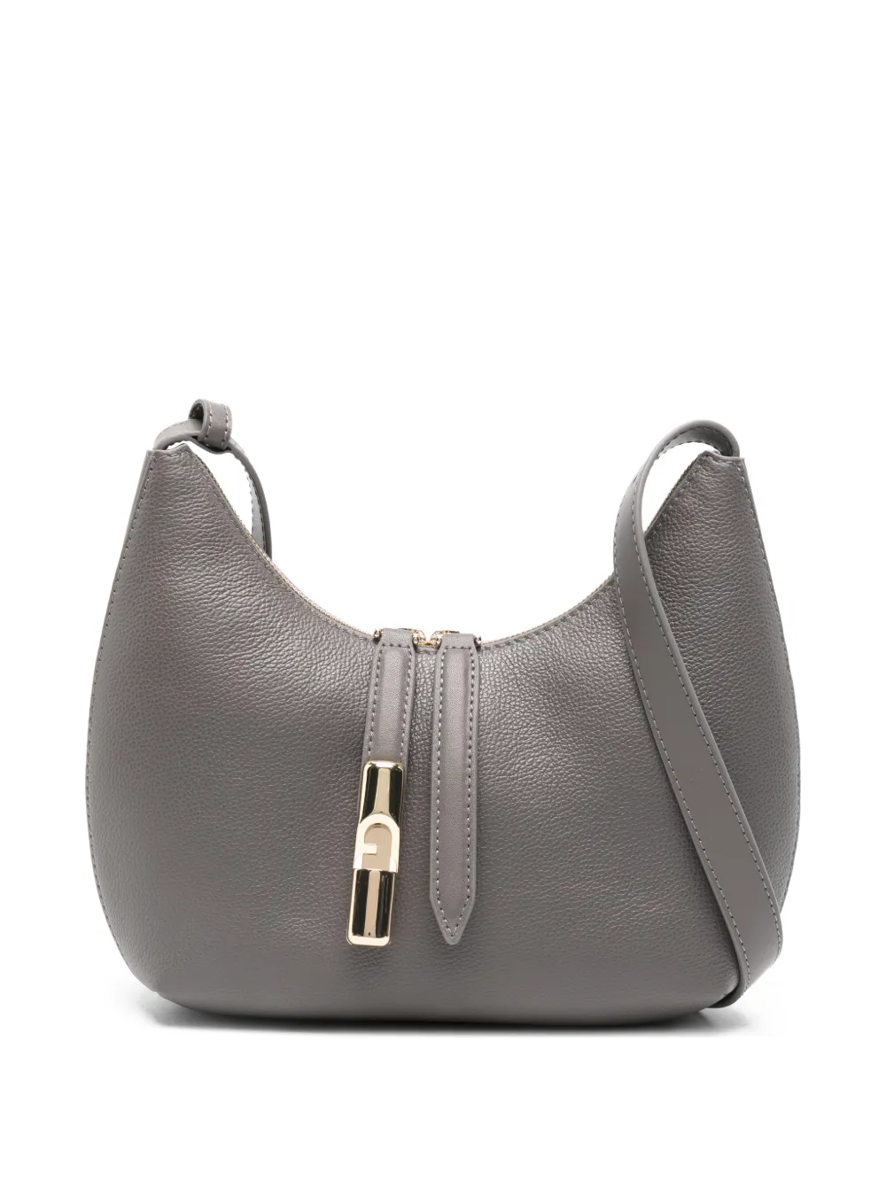 Furla Goccia logo-detail shoulder bag - Grigio