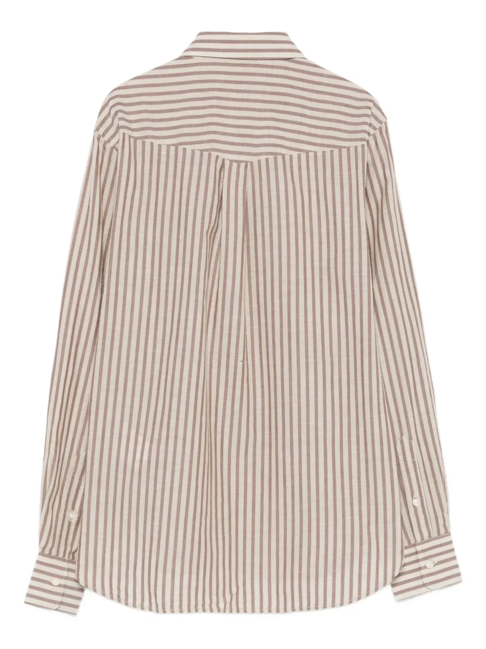 Officine Generale striped shirt - Bruin