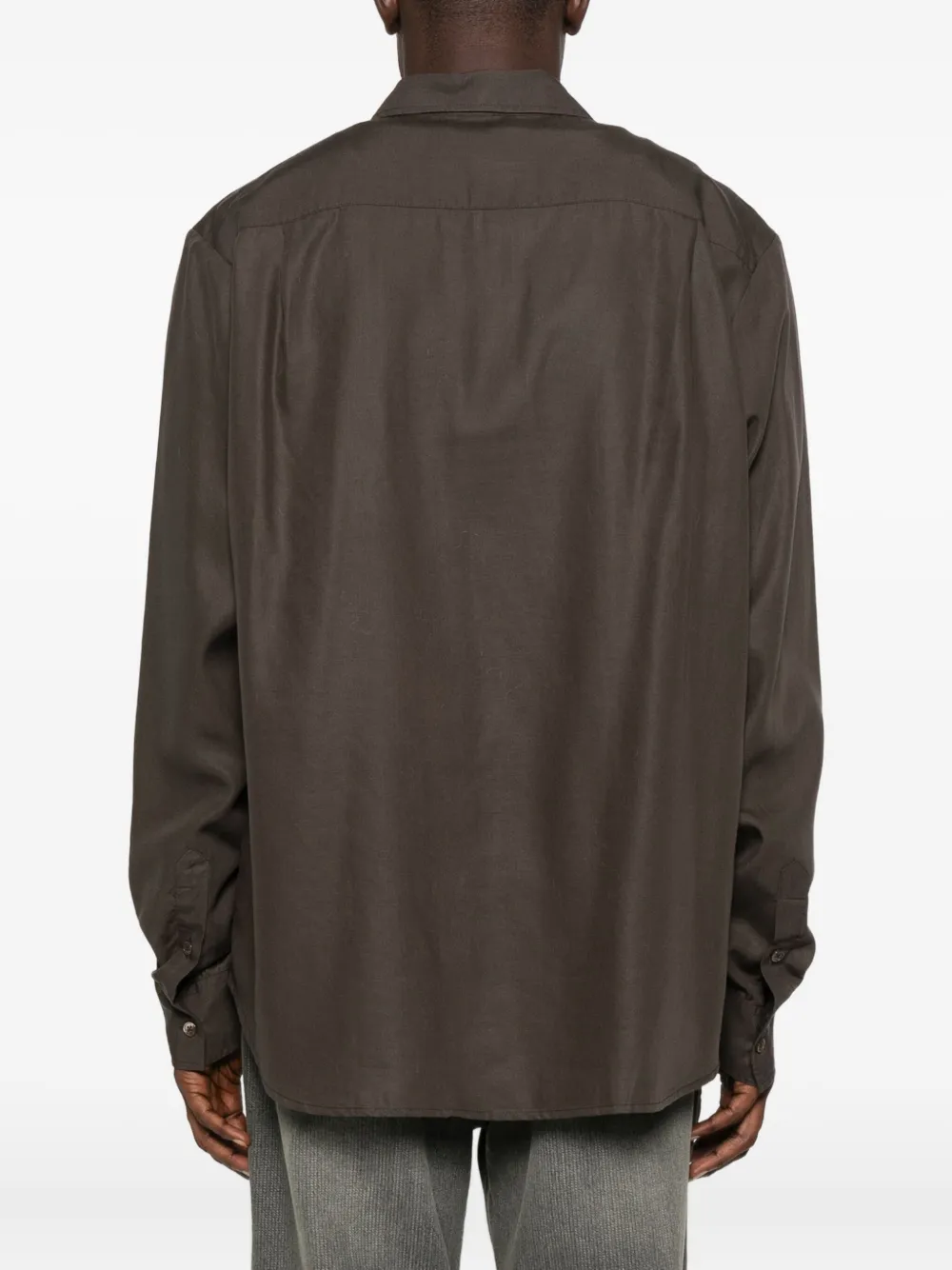 Our Legacy Evening Long-sleeve Shirt In Brown