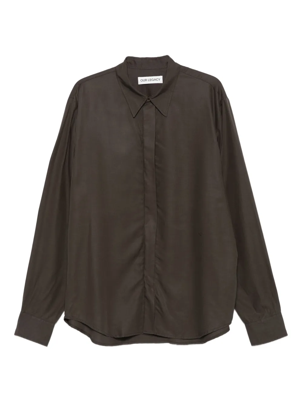 OUR LEGACY Evening long-sleeve shirt | Brown | Image 1