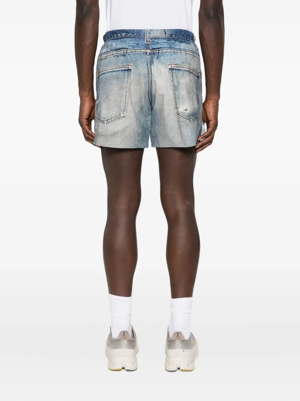 Satisfy Denim shorts Blauw