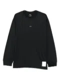 Satisfy AuraLite™ ribbed long-sleeve T-shirt - Black