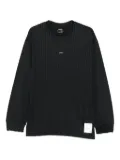 Satisfy AuraLite™ ribbed long-sleeve T-shirt - Black