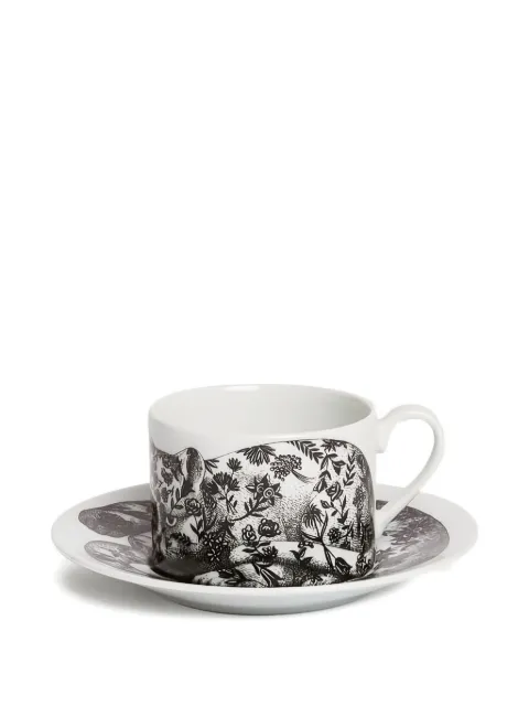 Fornasetti floral-print cup (set of two)
