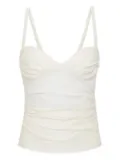 SIR. ruched top - Neutrals