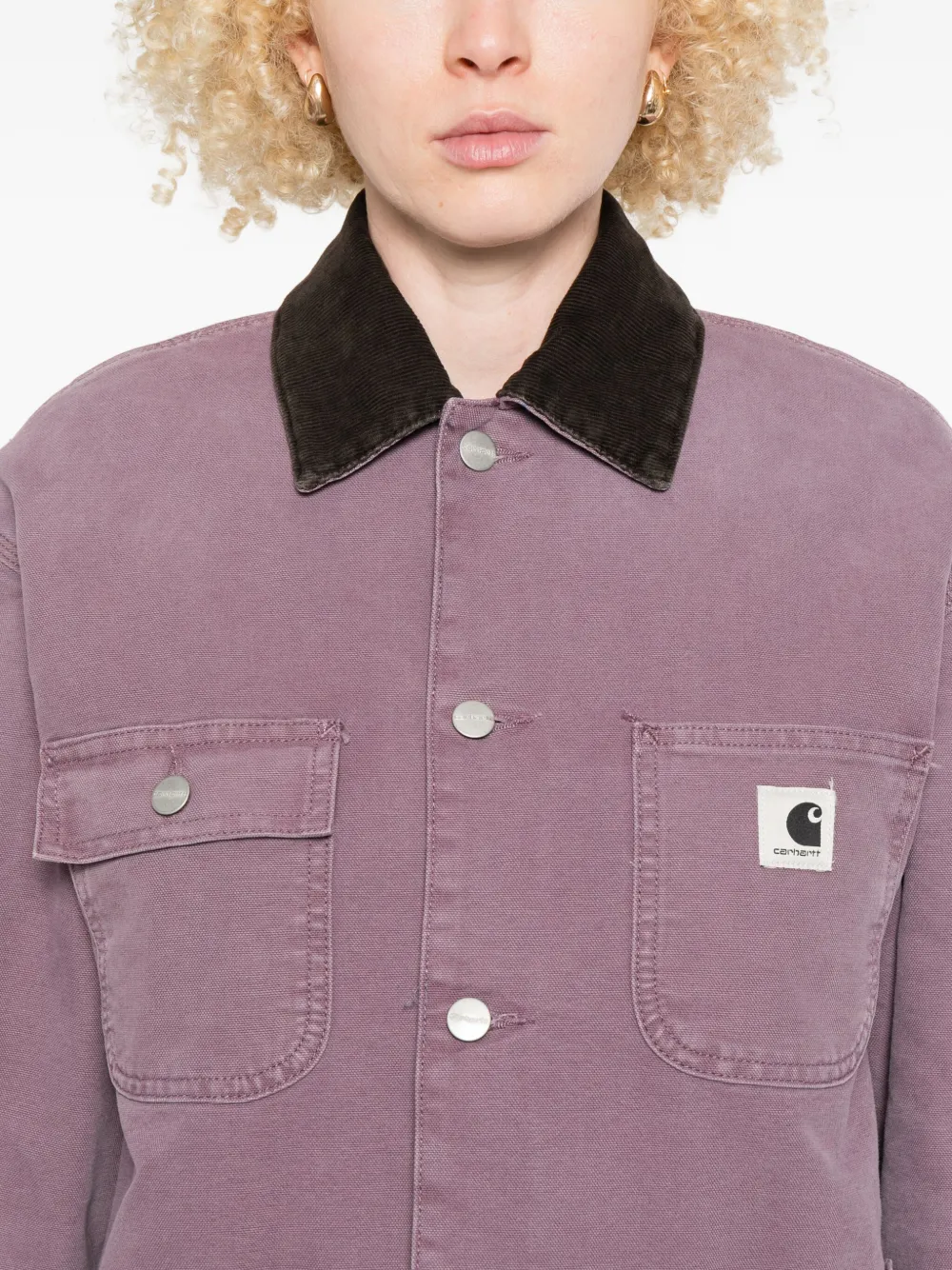 Carhartt W' Og Michigan Coat In Purple