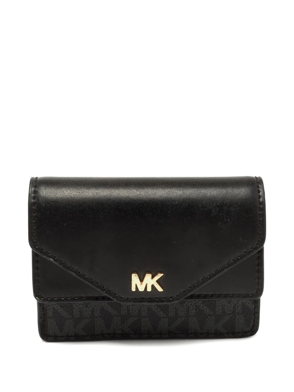 Michael Kors Vintage logo-pattern card case - Nero