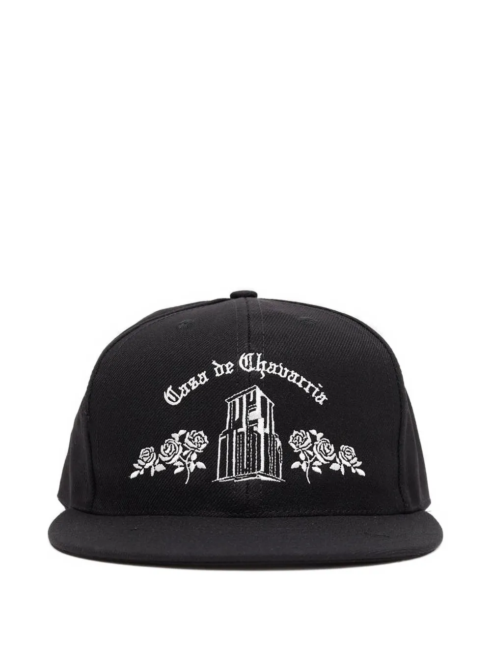 Willy Chavarria Casa De Chavarria Embroidered Cap In Black