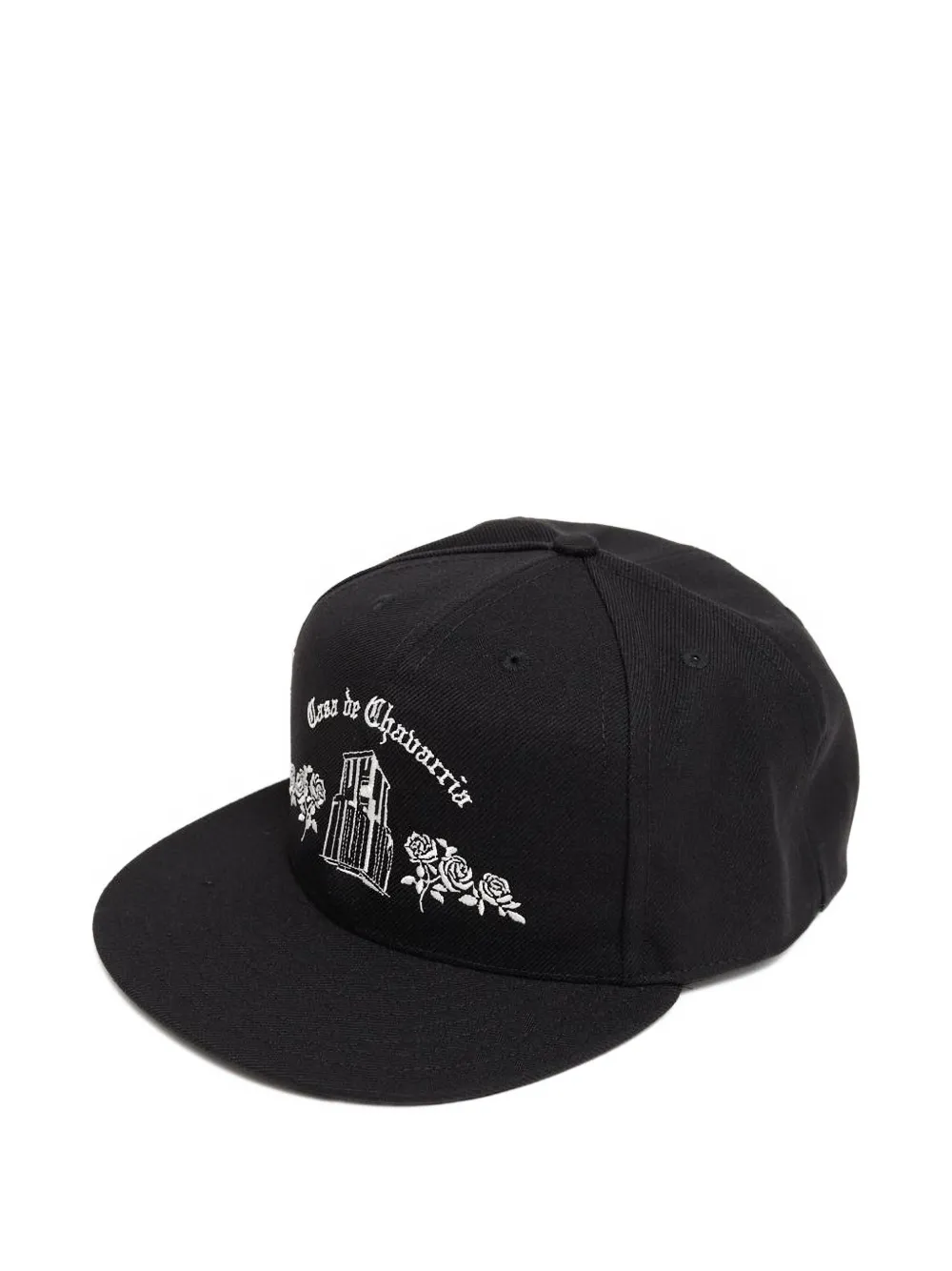 Willy Chavarria Casa De Chavarria Embroidered Cap In Black
