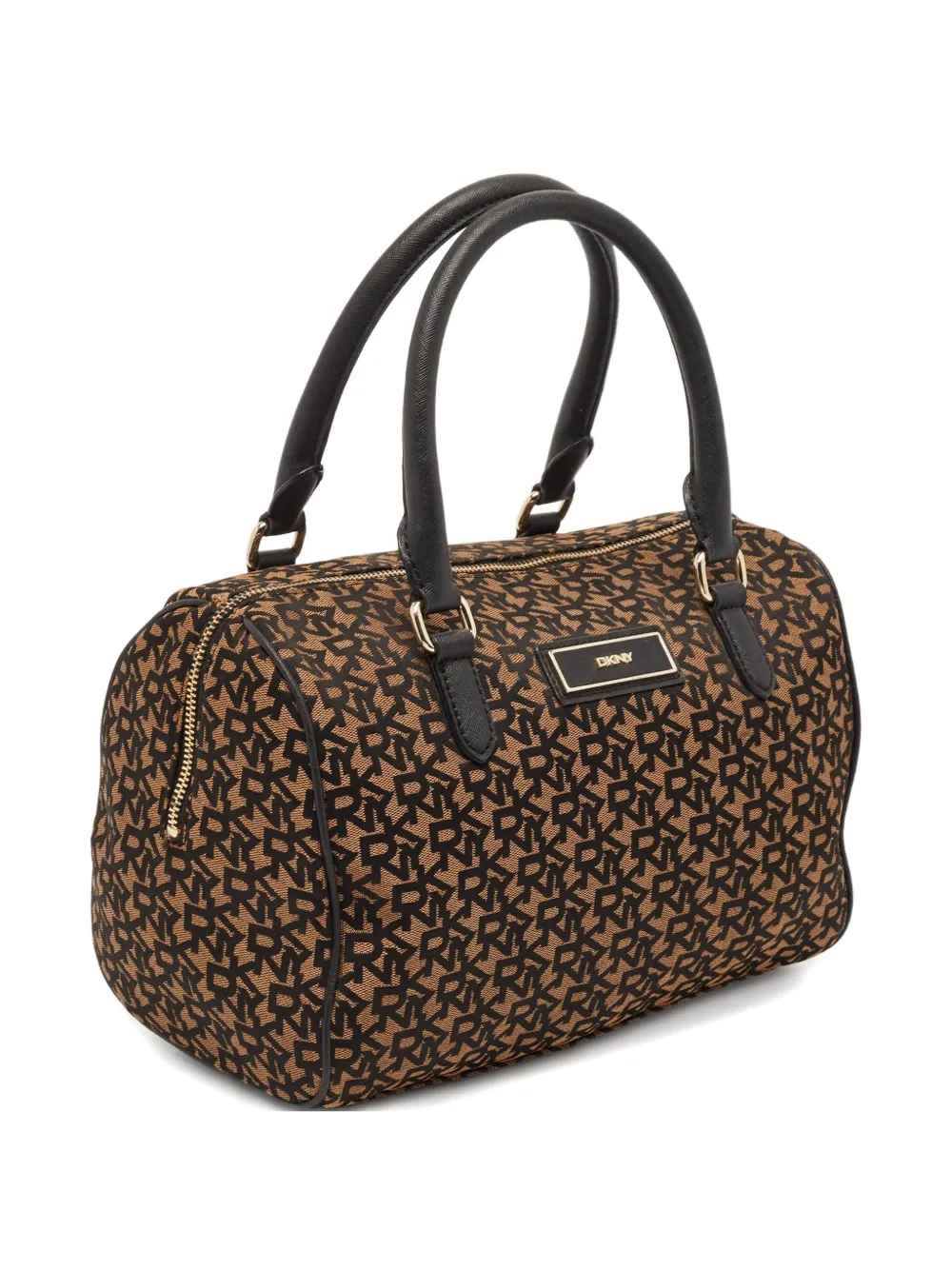 DKNY Vintage monogram duffle bag - Marrone