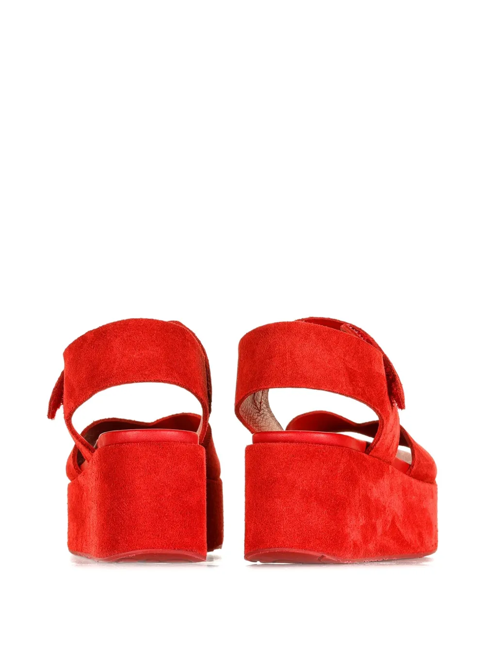 Pedro Garcia Nelly suede sandals Red