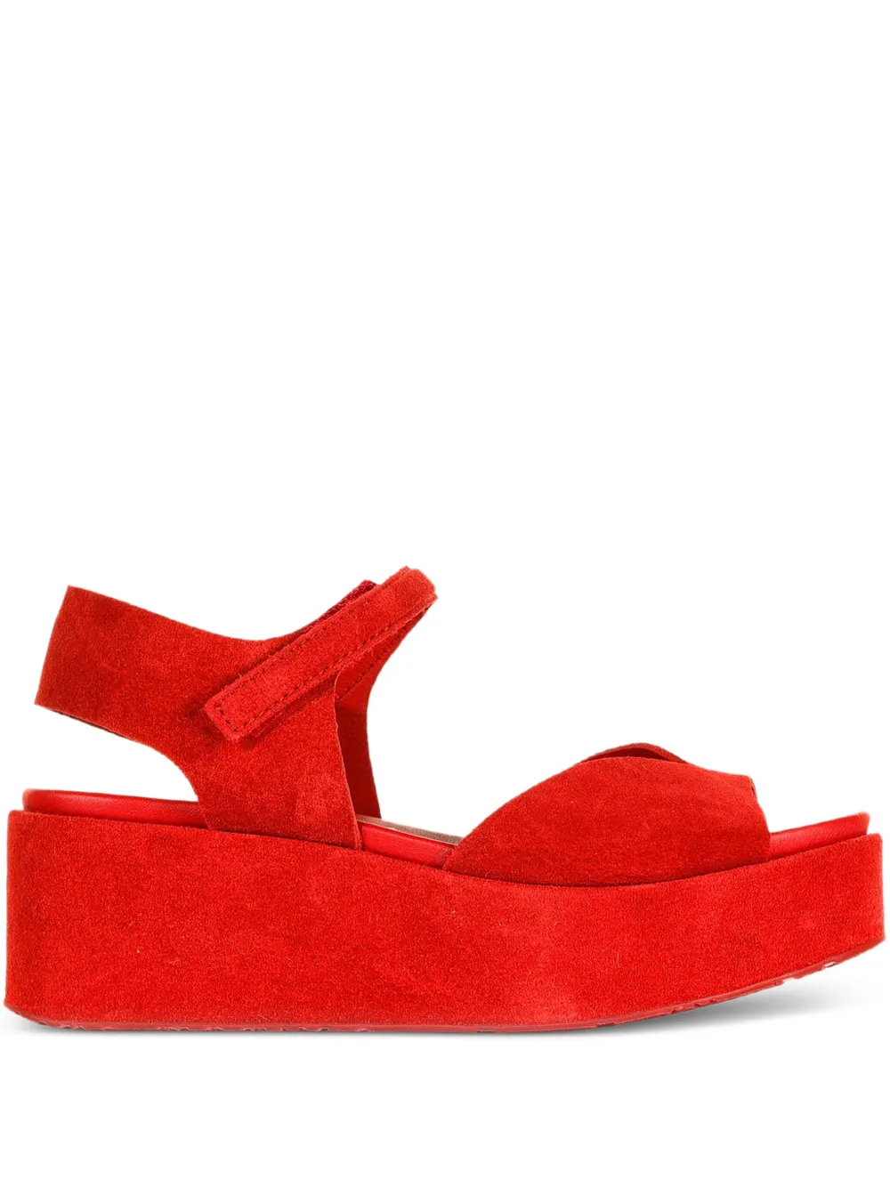 Pedro Garcia Nelly suède sandalen Rood