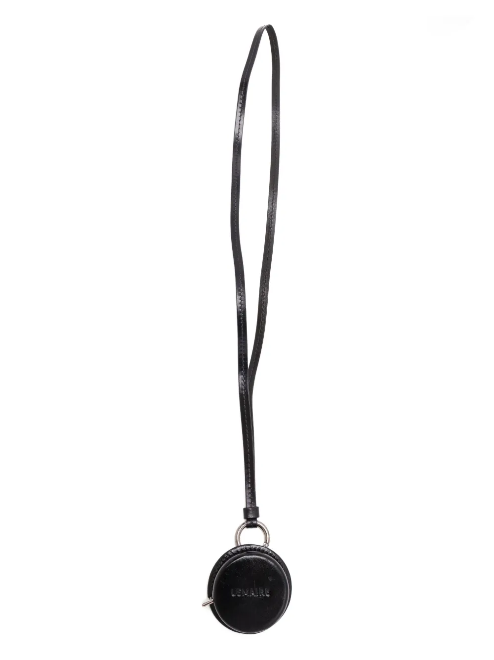LEMAIRE molded tape leather necklace | Black | Image 1