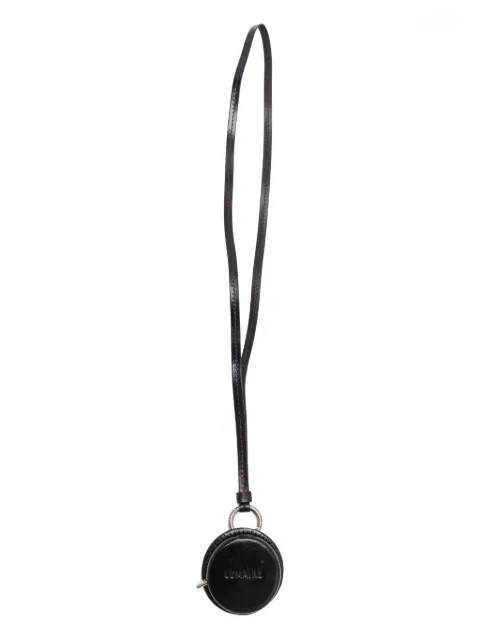LEMAIRE molded tape leather necklace