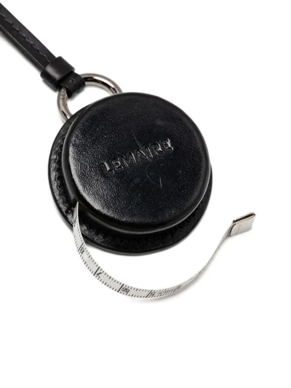 LEMAIRE Molded Tape Leather Necklace | Black | FARFETCH