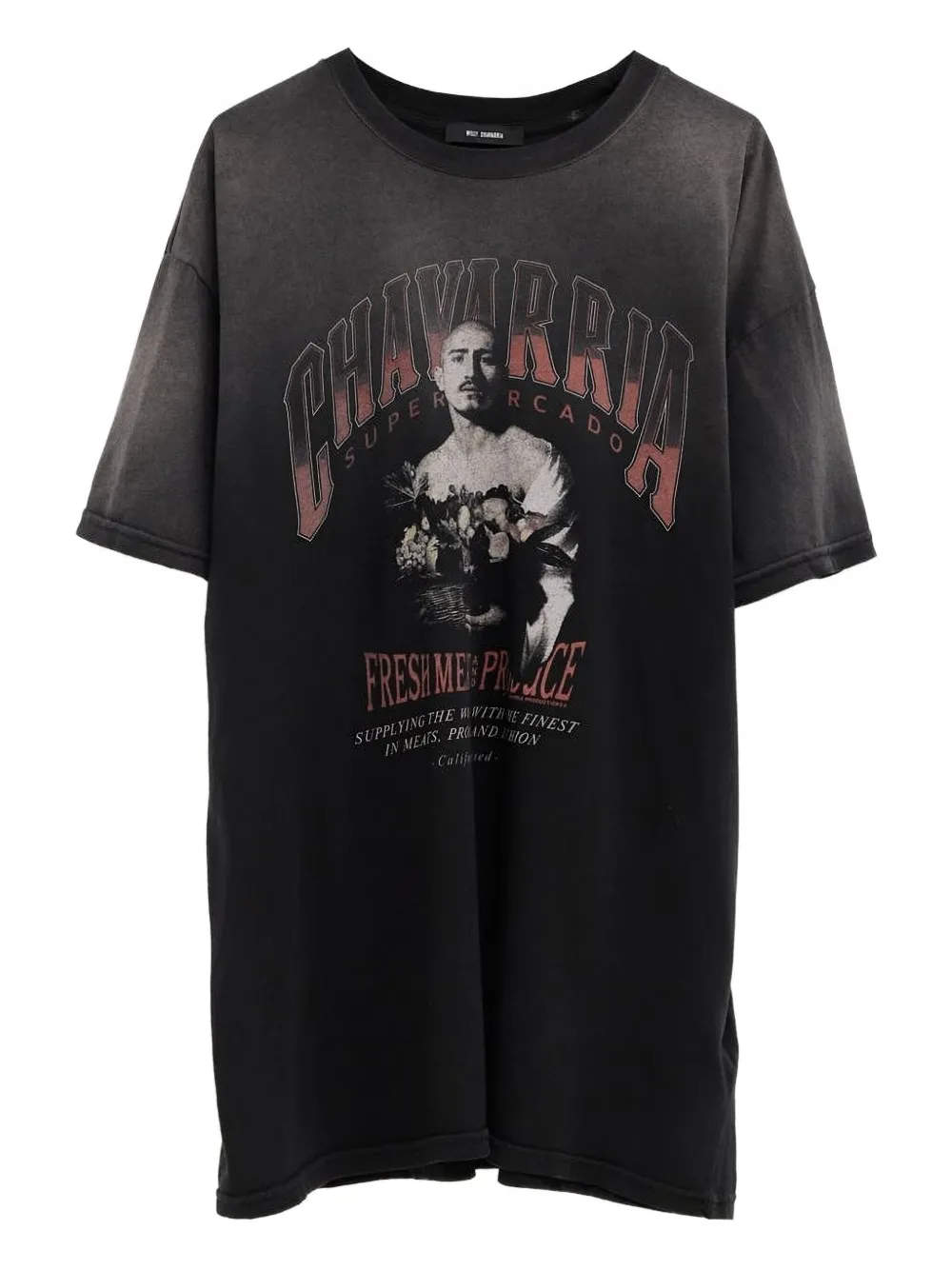 Willy Chavarria graphic-print t-shirt | Black | Image 1