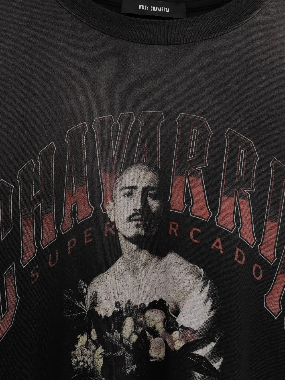 Willy Chavarria Graphic-print T-shirt In Black