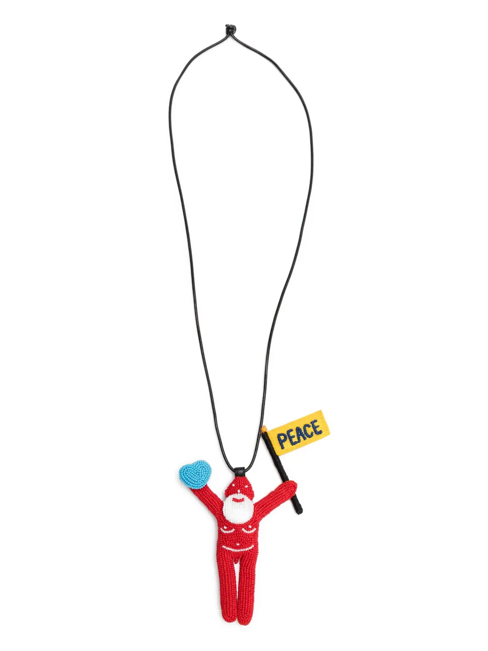 Walter Van Beirendonck Peace necklace | Red | Image 1