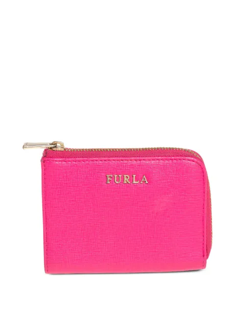 Furla 2010s leather zip wallet
