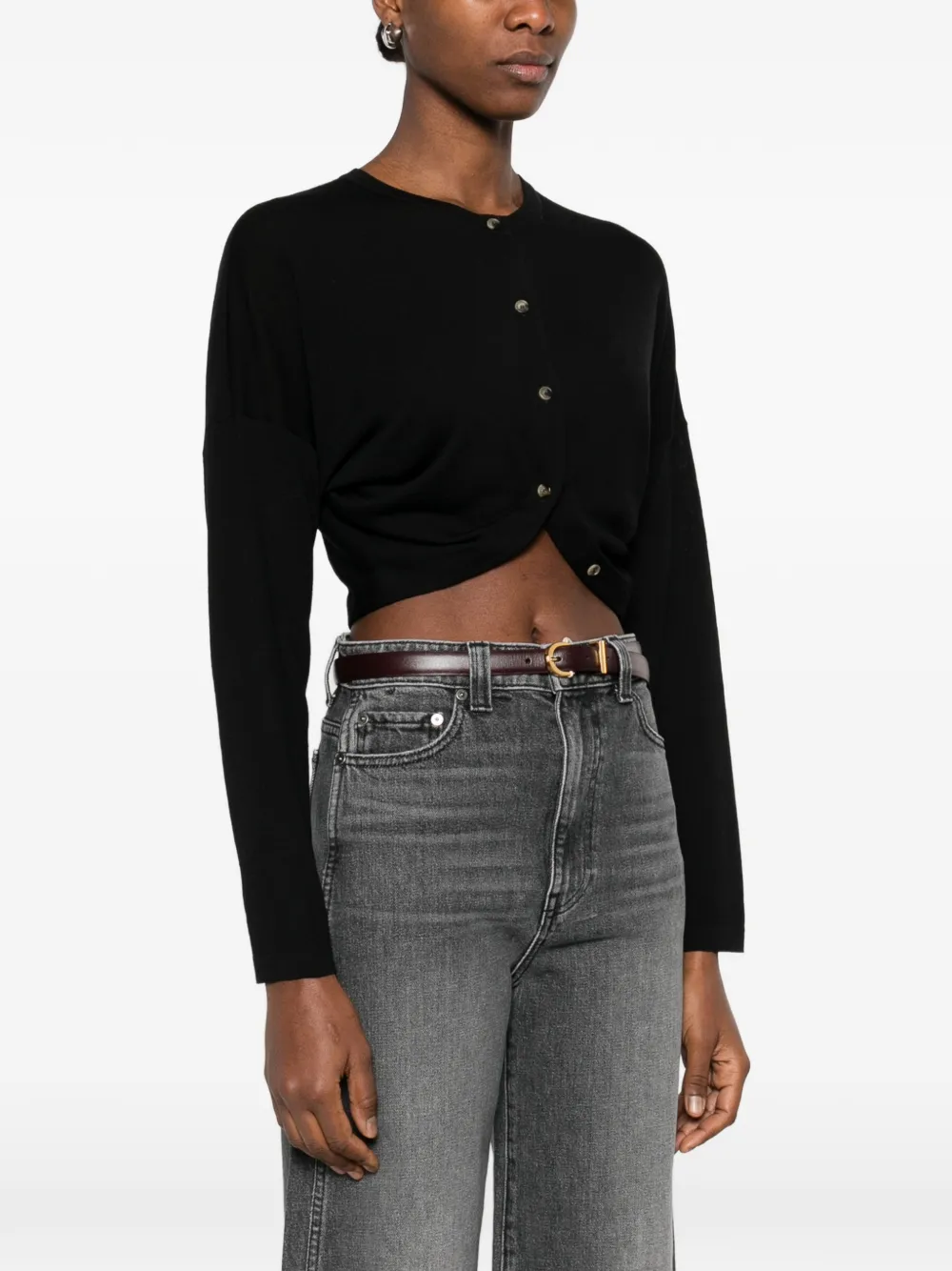  Khaite Finn Cardigan - Black 
