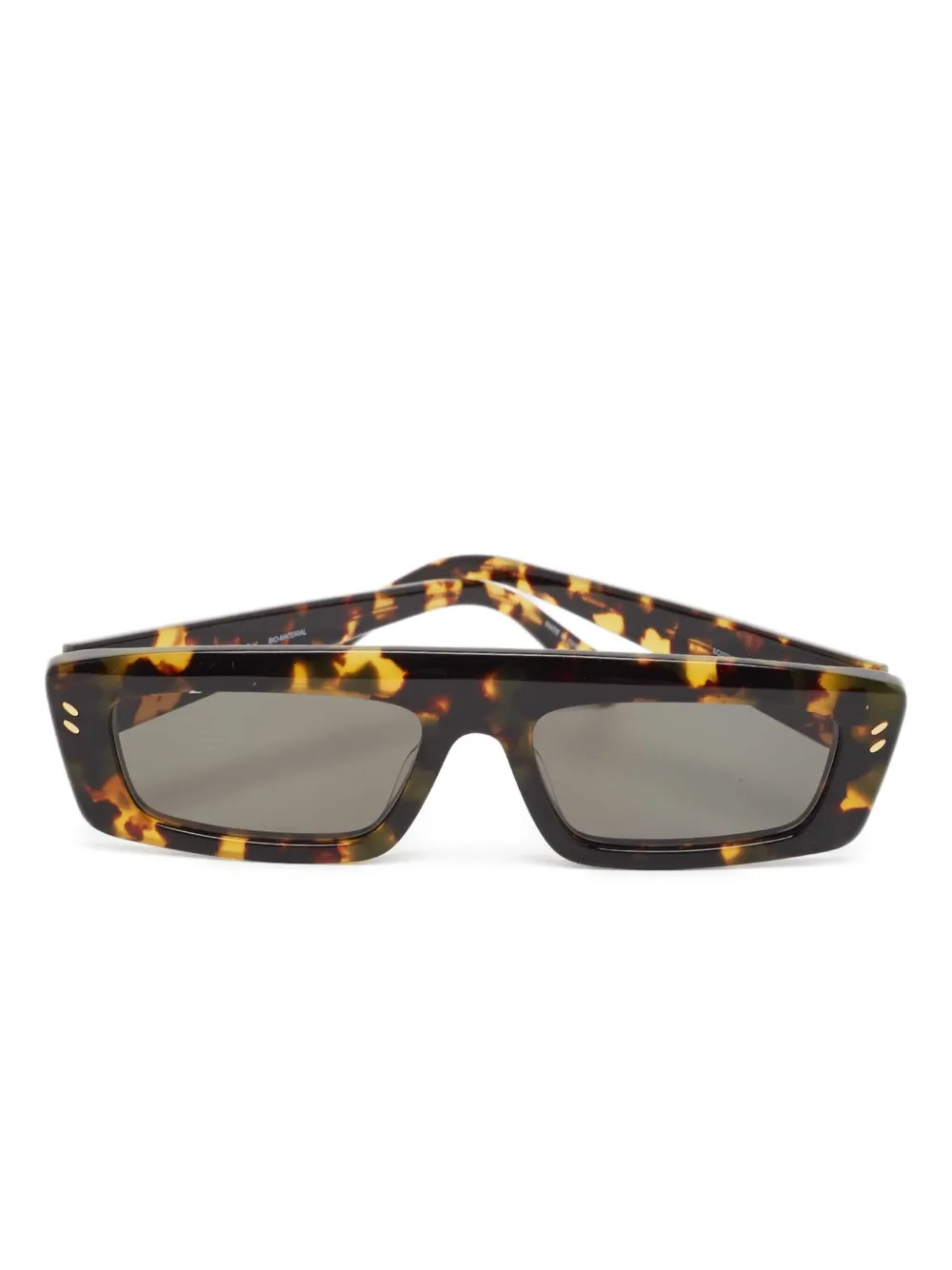 Stella McCartney Pre-Owned tortoiseshell rectangle sunglasses | Brown | Image 1