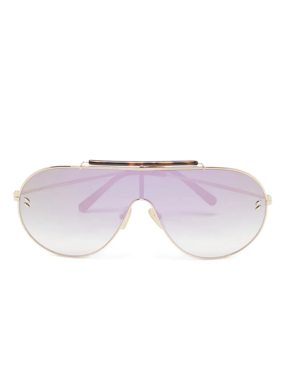 Stella McCartney Pre-Owned round-frame sunglasses | Gold | Image 1