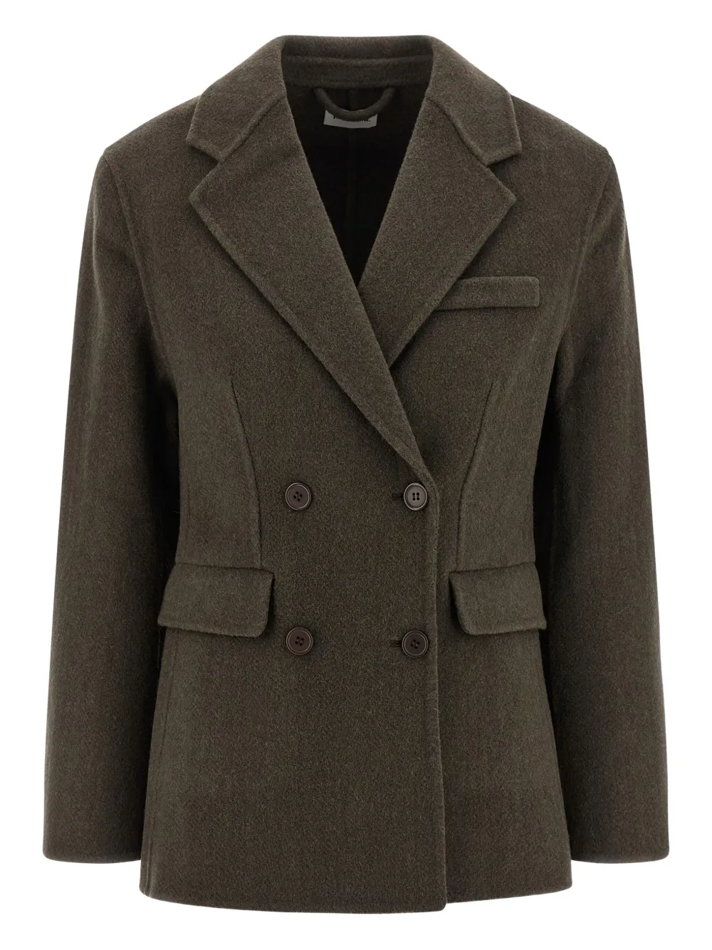 P.a.r.o.s.h Legend Double-breasted Wool Coat In Brown
