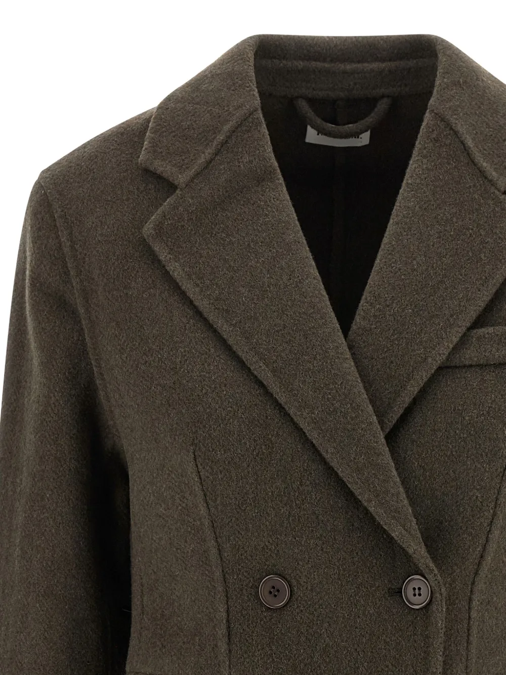 P.a.r.o.s.h Legend Double-breasted Wool Coat In Brown